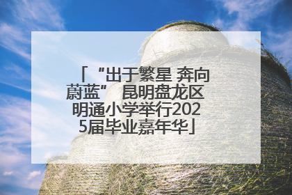“出于繁星 奔向蔚蓝” 昆明盘龙区明通小学举行2025届毕业嘉年华