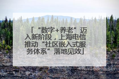 “数字+养老”迈入新阶段，上海电信推动“社区嵌入式服务体系”落地见效