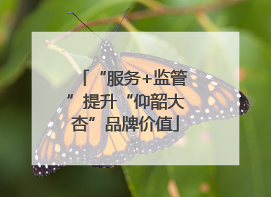 “服务+监管”提升“仰韶大杏”品牌价值