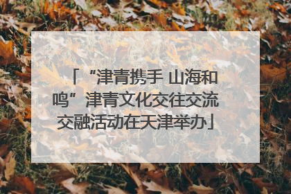 “津青携手 山海和鸣”津青文化交往交流交融活动在天津举办