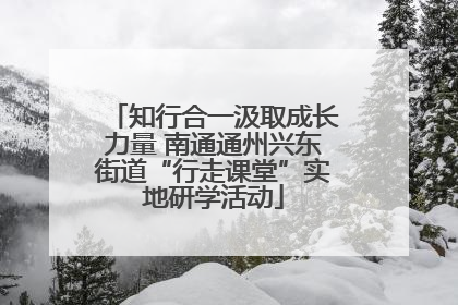 知行合一汲取成长力量 南通通州兴东街道“行走课堂”实地研学活动