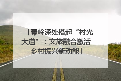 秦岭深处搭起“村光大道”：文旅融合激活乡村振兴新动能