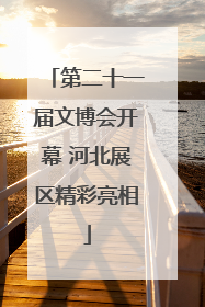 第二十一届文博会开幕 河北展区精彩亮相