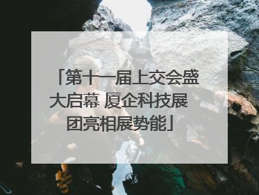 第十一届上交会盛大启幕 厦企科技展团亮相展势能