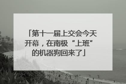 第十一届上交会今天开幕，在南极“上班”的机器狗回来了