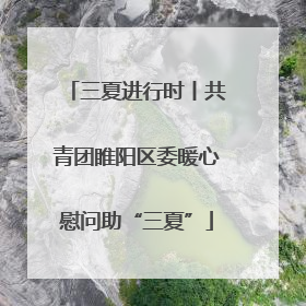 三夏进行时丨共青团睢阳区委暖心慰问助“三夏”