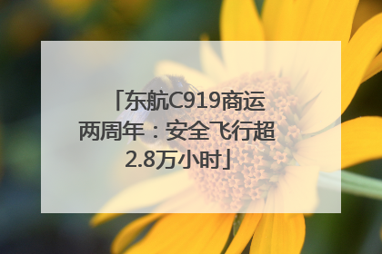 东航C919商运两周年：安全飞行超2.8万小时