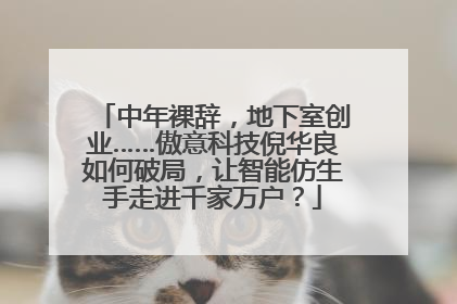 中年裸辞，地下室创业……傲意科技倪华良如何破局，让智能仿生手走进千家万户？