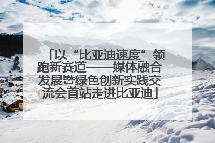 以“比亚迪速度”领跑新赛道——媒体融合发展暨绿色创新实践交流会首站走进比亚迪