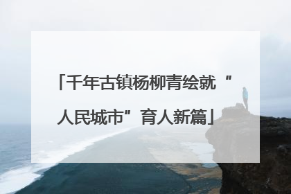 千年古镇杨柳青绘就“人民城市”育人新篇
