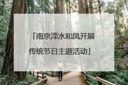 南京溧水和凤开展传统节日主题活动