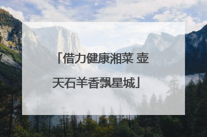 借力健康湘菜 壶天石羊香飘星城