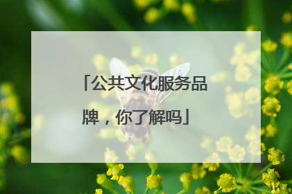 公共文化服务品牌，你了解吗