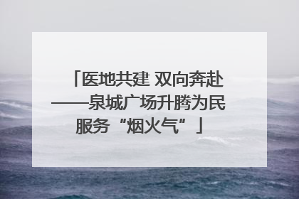 医地共建 双向奔赴——泉城广场升腾为民服务“烟火气”