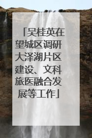 吴桂英在望城区调研大泽湖片区建设、文科旅医融合发展等工作