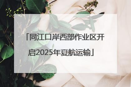 同江口岸西部作业区开启2025年夏航运输