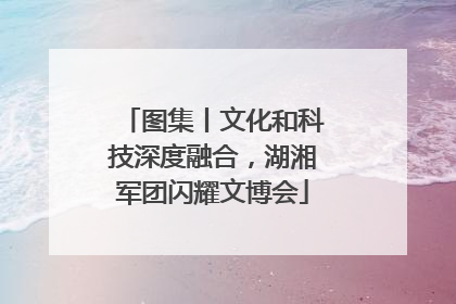 图集丨文化和科技深度融合，湖湘军团闪耀文博会