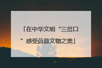在中华文明“三岔口”感受蔚县文物之美