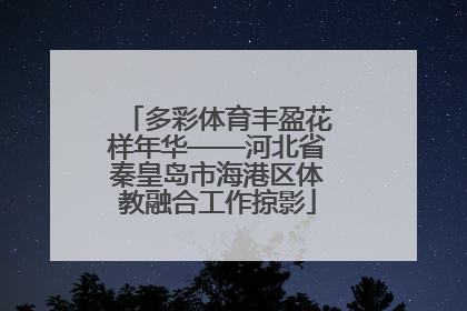 多彩体育丰盈花样年华——河北省秦皇岛市海港区体教融合工作掠影