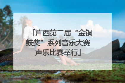 广西第二届“金铜鼓奖”系列音乐大赛声乐比赛举行