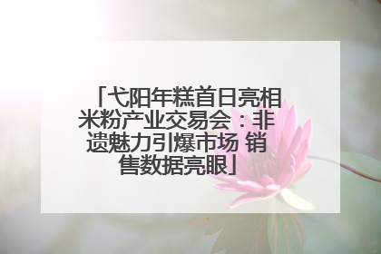 弋阳年糕首日亮相米粉产业交易会：非遗魅力引爆市场 销售数据亮眼