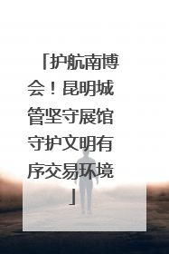 护航南博会！昆明城管坚守展馆守护文明有序交易环境