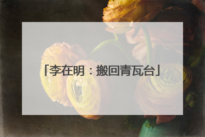 李在明：搬回青瓦台