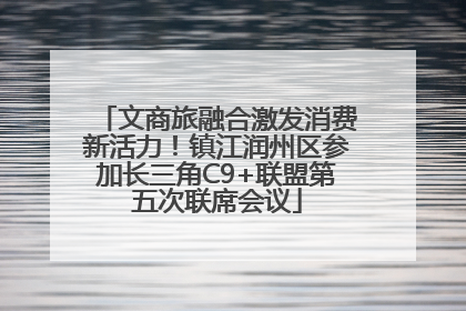 文商旅融合激发消费新活力！镇江润州区参加长三角C9+联盟第五次联席会议