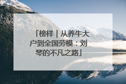 榜样｜从养牛大户到全国劳模：刘琴的不凡之路