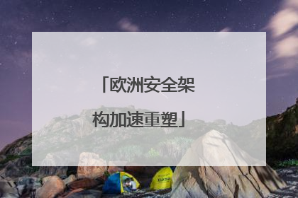 欧洲安全架构加速重塑