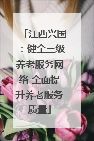 江西兴国：健全三级养老服务网络 全面提升养老服务质量