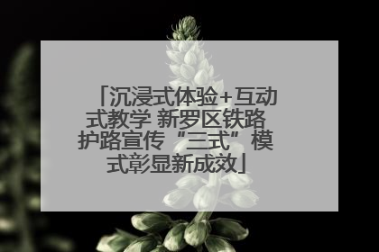 沉浸式体验+互动式教学 新罗区铁路护路宣传“三式”模式彰显新成效