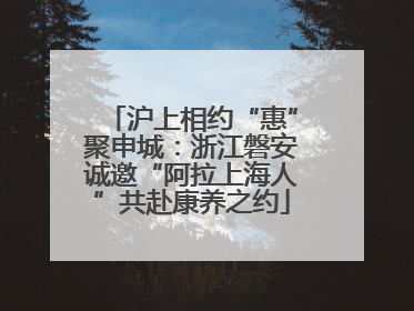 沪上相约“惠”聚申城：浙江磐安诚邀“阿拉上海人”共赴康养之约