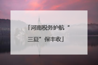 河南税务护航“三夏”保丰收