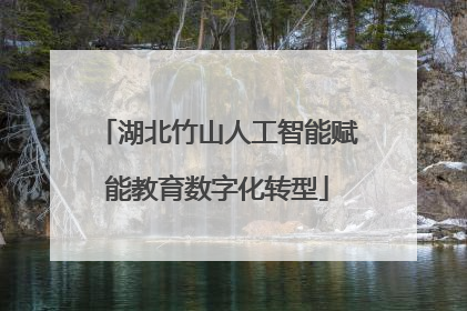 湖北竹山人工智能赋能教育数字化转型