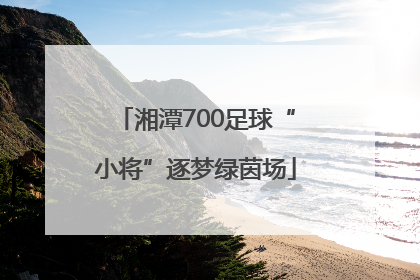 湘潭700足球“小将”逐梦绿茵场