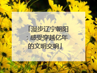 漫步辽宁朝阳：感受穿越亿年的文明交响