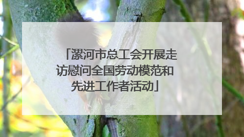 漯河市总工会开展走访慰问全国劳动模范和先进工作者活动