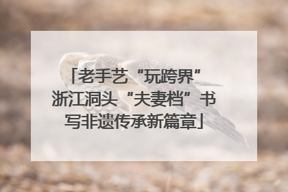 老手艺“玩跨界” 浙江洞头“夫妻档”书写非遗传承新篇章