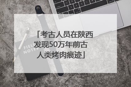 考古人员在陕西发现50万年前古人类烤肉痕迹
