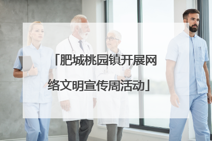 肥城桃园镇开展网络文明宣传周活动
