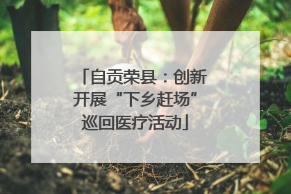 自贡荣县：创新开展“下乡赶场”巡回医疗活动