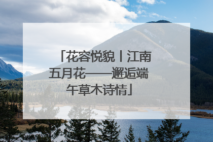 花容悦貌丨江南五月花——邂逅端午草木诗情