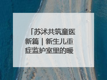 苏沭共筑童医新篇｜新生儿重症监护室里的暖心“袋鼠抱”