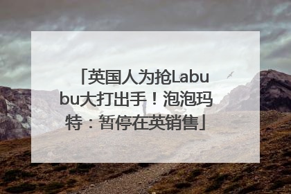 英国人为抢Labubu大打出手！泡泡玛特：暂停在英销售