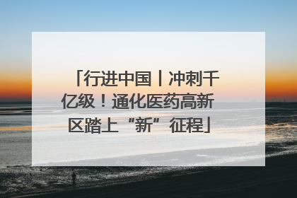 行进中国丨冲刺千亿级！通化医药高新区踏上“新”征程