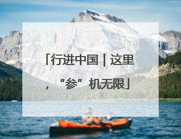 行进中国｜这里，“参”机无限