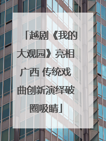 越剧《我的大观园》亮相广西 传统戏曲创新演绎破圈吸睛