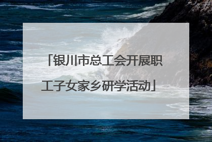 银川市总工会开展职工子女家乡研学活动