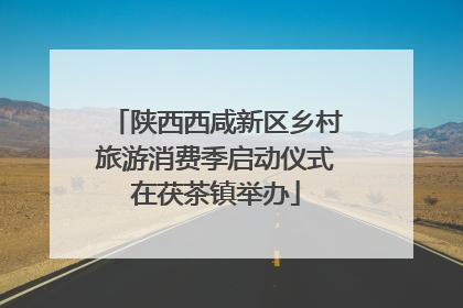 陕西西咸新区乡村旅游消费季启动仪式在茯茶镇举办